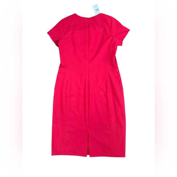 Lafayette 148 Sheath Dress with Pockets in Spark size 8 - Picture 2 of 9